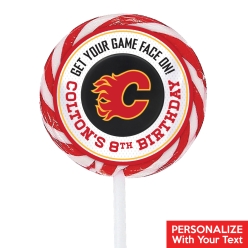 Calgary Flames PERSONALIZED Lollipops - 12 Pk