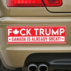 50% OFF: Canada F*CK Trump Vinyl Car Decal