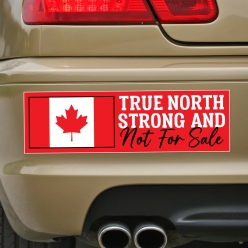 50% OFF: Canada True North Strong Vinyl Car Decal