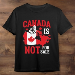 55% OFF: Canada is NOT For Sale Black Shirt