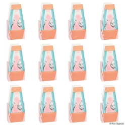 Groovy Lava Lamp Cardstock Treat Boxes-12Pk