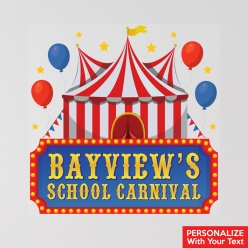 40% OFF: Carnival Tent Personalized 12
