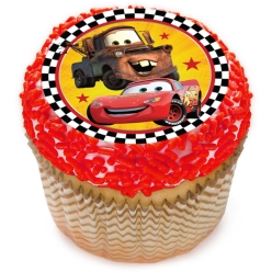 Disney Cars Cupcake Icing Toppers 12pk