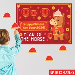 Chinese New Year Horse Large Party Game for 12