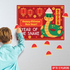 Chinese New Year Snake Large Party Game for 12