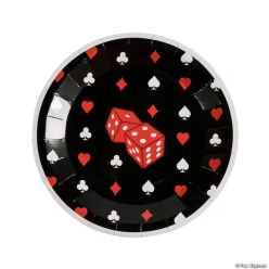 Casino Night Dinner Plates - 8Pk