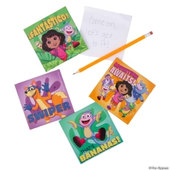Dora the Explorer Character Paper Notepads-24Pk
