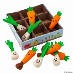 Garden Gang Plush Character Tic-Tac-Toe Game for 2