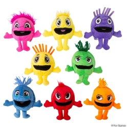 Deluxe Emotion Plush Characters Hand Puppets Set 8PK