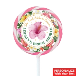 Chic Aloha PERSONALIZED Lollipops - 12 Pk
