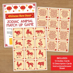 50% OFF: Chinese New Year Zodiac Match Up Game