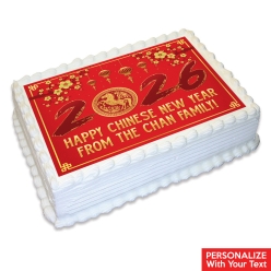 Chinese New Year Personalized Edible Icing