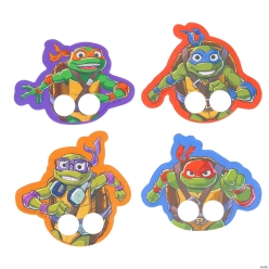 Teenage Mutant Ninja Turtles Chipboard Finger Puppets-72Pk