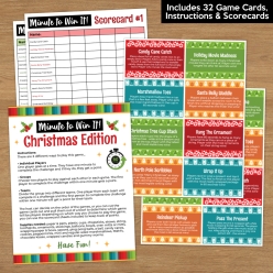 Christmas Minute To Win It Party Game