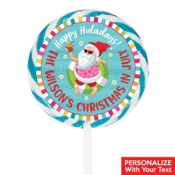 Christmas in July PERSONALIZED Lollipops - 12 Pk