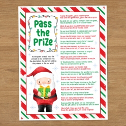 Christmas Pass the Prize Party Game