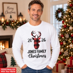 Buffalo Plaid 2026 PERSONALIZED Long Sleeve Shirt