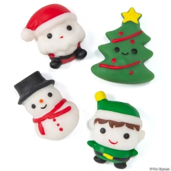 Christmas Character Mochi Squishies-8Pk