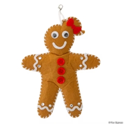 Sew Your Own Christmas Gingerbread Craft Kits-6Pk