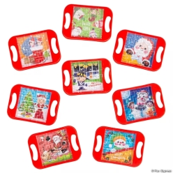 Christmas Marble Maze Plastic Puzzles-8Pk
