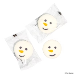 Christmas Snowman Marshmallow Candy Toppers-12Pk