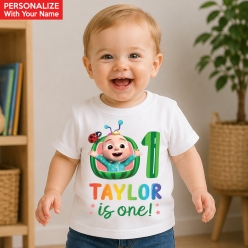 CoComelon JJ 1st Birthday ONE Personalized Shirt