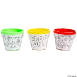 Garden Gang CYO Plastic Flower Pots-12Pk
