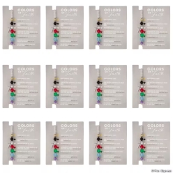 Colours of Faith Beaded Bracelet with Card-12Pk