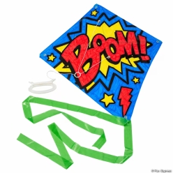 Colour Your Own Superhero Comic Book Kites-10Pk