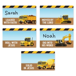 Write on VBS Construction Adhesive Name Tags - 15 PK