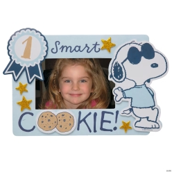 Snoopy One Smart Cookie Picture Frame Craft Kit-12Pk