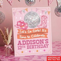Disco Cowgirl Personalized Birthday 14