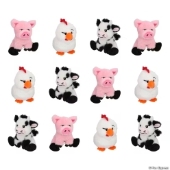 Cranky Critter Stuffed Farm Animals-12Pk