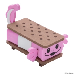 Axolotl Ice Cream Sandwich Character 3D Craft Kit-12Pk