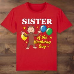 Curious George Sister Red T-shirt