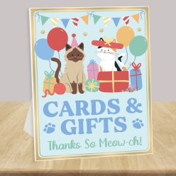 50% OFF: Cute Cat Party Gifts & Cards 14