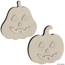 DIY Paint Your Own Jack-O'-Lantern Wood Craft Kit-8Pk