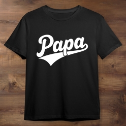 Papa Black T-shirt- Choose Size