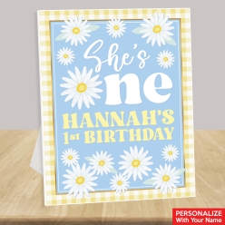 50% OFF: Daisy 1st Birthday Personalized 14