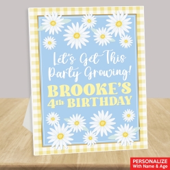 50% OFF: Daisy Birthday Personalized 14