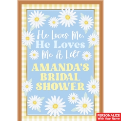 Daisy Bridal Shower PERSONALIZED Vinyl Doorsign