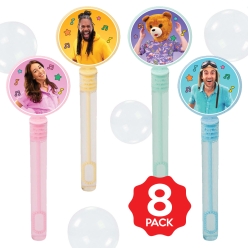 Danny Go Bubble Bottles w/Wands - 8 PACK