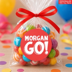 Danny Go Personalized Favour Stickers 12PK