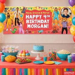 Danny Go PHOTO PERSONALIZED Giant Vinyl Keepsake Banner