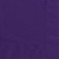 Deep Purple Lunch Napkins 20 PACK
