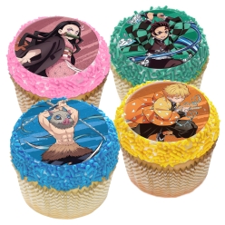 Demon Slayer Cupcake Icing Toppers 12pk