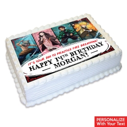 Demon Slayer Personalized Edible Icing