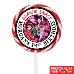 Demon Slayer PERSONALIZED Lollipops - 12 Pk