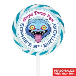 K-Pop Derpy PERSONALIZED Lollipops - 12 Pk