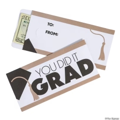 Graduation You Did it Grad Money Envelopes-24Pk